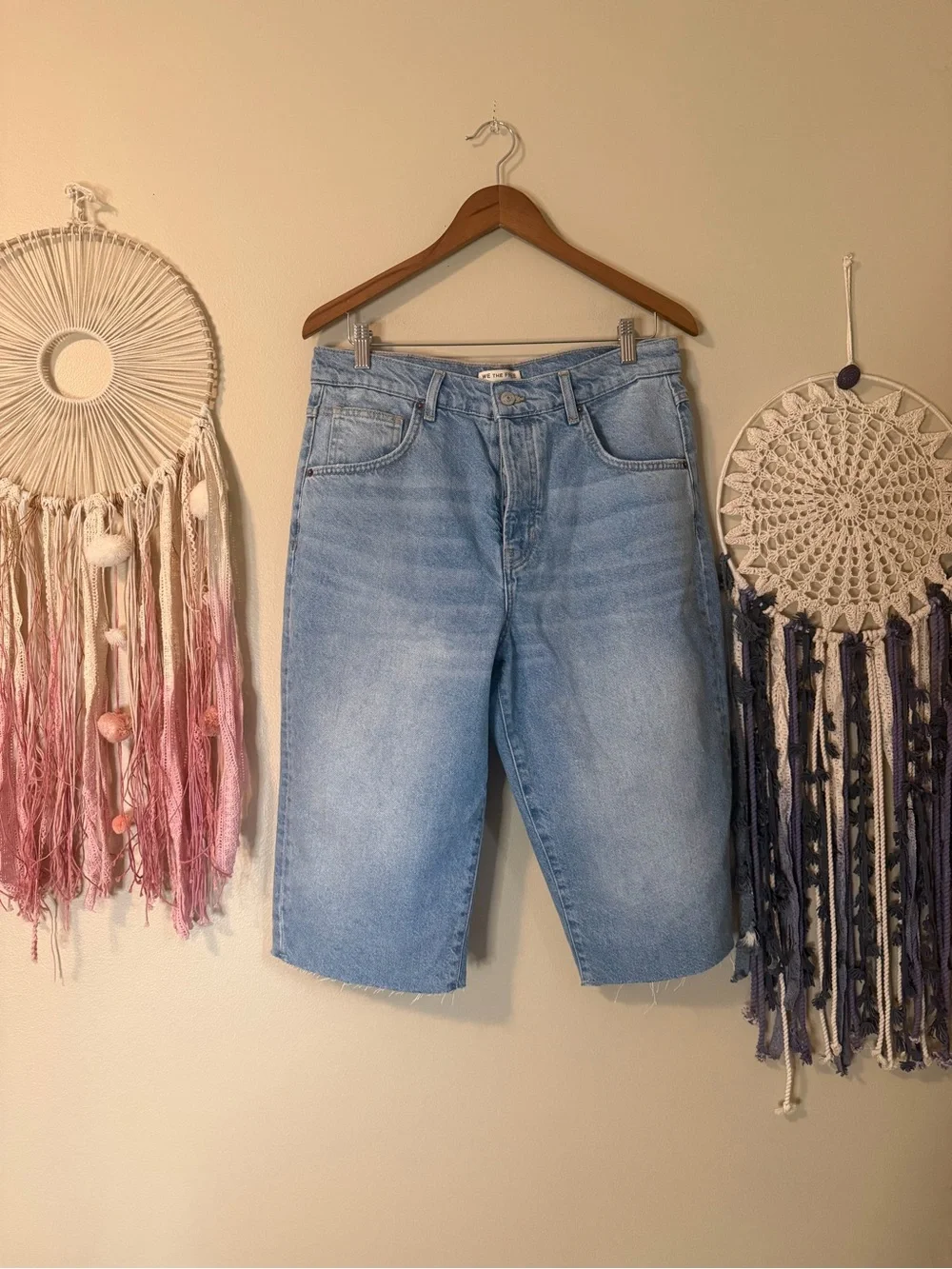 Free People Montana Denim Shorts Blue Size 29